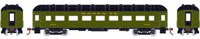 86558 60' Arch Roof passenger Coach in Atchison, Topeka & Santa Fe Pullman Green #3069