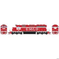 86728 SD40 EMD 920 of the Gulf Mobile and Ohio (Red/White) 