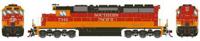 86818 SD40 EMD 7342 of the Southern Pacific (Daylight) - digital sound fitted