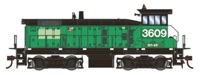 86841 SW1000 EMD 3609 of the BNSF - digital sound fitted