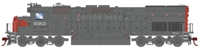 86978 SD45T-2 EMD 9383 of the Cotton Belt - digital sound fitted