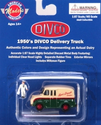 87-002 Divco Delivery Truck with Milkman and Carrier, Louis Trauth Dairy