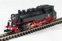 87086 Class 86 2-8-2 Tank loco of the German DB in black & red livery Epoch III 