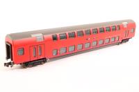 8755K type B 2nd class double deck passenger car of the SZU - 50 45 29 34 273-6