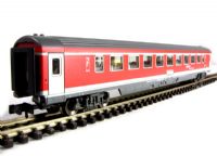 878605 Class Bpmz293 2nd class 'RegionalExpress' coach of the German DB AG in traffic red livery Epoch V