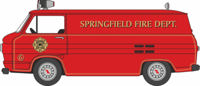 87CG61003 1961 Chevrolet Corvair 95 Corvan Springfield Fire Dept
