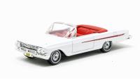 87CI61003 Chevrolet Impala 1961 White/Roman Red