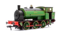 903015SR 16” Hunslet No. 4, Glasshoughton Colliery Lined Green, Stovepipe Chimney, No. 3855 (DCC Ready)