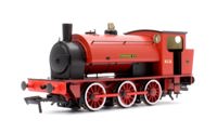 903017SR 16” Hunslet Primrose No. 2, NCB red with stovepipe chimney, No. 3715 (as preserved at Embsay in the 1970s) - Steam Tank Locomotive (DCC Ready)