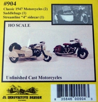 904 Classic 1947 Motorcycles - Pack of 2