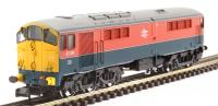 Class 28 'Co-Bo' 97281 in BR research department red and blue - Digital sound fitted