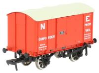 10 ton Gunpowder van in North Eastern Railway red - 7559