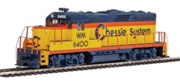 910-10416 GP9 EMD Phase II 6400 of the Chessie System - chopped nose