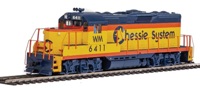 910-10417 GP9 EMD 6411 Phase II of the Chessie System - chopped nose
