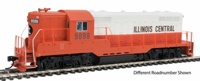910-10455 GP9 EMD Phase II 9117 of the Illinois Central - high hood