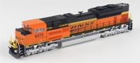 SD70ACe EMD 9372 of the BNSF - digital sound fitted