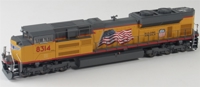 SD70ACe EMD 8327 of the Union Pacific - digital sound fitted