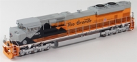 SD70ACe EMD 1989 of the Denver and Rio Grande Western - digital sound fitted
