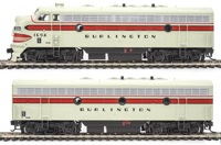 910-19910 F7 A/B EMD set 169A & 169B of the Chicago Burlington and Quincy - digital sound fitted