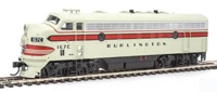910-19911 F7A EMD 167C of the Chicago Burlington and Quincy - digital sound fitted