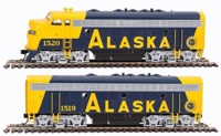 910-19925 F7 A/B EMD set 1520 & 1519 of the Alaska - digital sound fitted