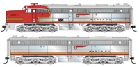 910-20079 PA/PB Alco set 53L & 53A of the Santa Fe - digital sound fitted