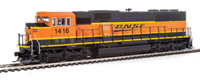 910-20303 SD60M EMD 1416 of the BNSF - 3-piece windshield - digital sound fitted