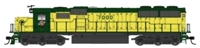 910-20365 SD50 EMD 7000 of the Chicago and North Western - digital sound fitted