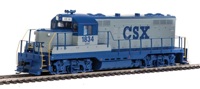 910-20423 GP9 EMD Phase II 1834 of CSX - chopped nose - digital sound fitted