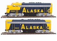 910-9925 F7A/B EMD set 1522 & 1523 of the Alaska