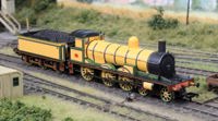 914101 Highland Railways Jones Goods 4-6-0 Yellow No. 103 (1960s Condition) Steam Locomotive