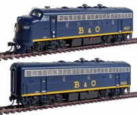 920-40926 F7 A/B EMD set 4527 & 5426  of the Baltimore and Ohio - digital sound fitted