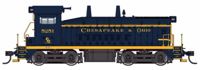 SW9 EMD 5251 of the Chesapeake and Ohio - digital sound fitted