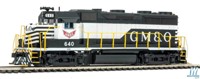 920-42170 GP35 EMD Phase II 640 of the Gulf Mobile and Ohio - digital sound fitted