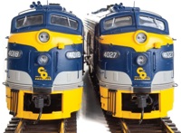 920-42361 E8A-A EMD set 4018 & 4027 of the Chesapeake and Ohio - digital sound fitted