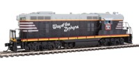 920-42405 GP7 EMD 226 of the Chicago Burlington and Quincy - digital sound fitted