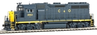 920-49155 GP35 EMD Phase II 3563 of the Chesapeake and Ohio 