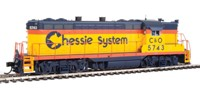 920-49402 GP7 EMD 5743 of the Chessie System 