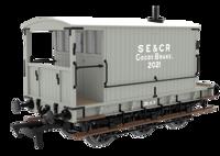 931017 SECR 6 Wheel Brake Van - No. 2021 - SE&CR Wainwright Light Grey
