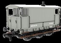 931019 SECR 6 Wheel Brake Van - No. 5399 - SE&CR Wainwright Light Grey