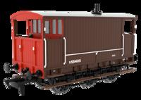 931023 SECR 6 Wheel Brake Van - No. S55405 - BR(S) Brown