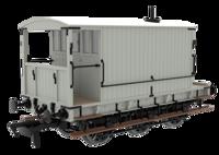 931026 SECR 6 Wheel Brake Van - Plain Light Grey
