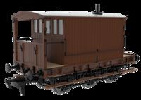 931027 SECR 6 Wheel Brake Van - Plain Brown