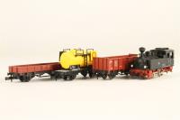 9315 N Gauge Steam Starter Set with Goods Wagons