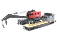 932TY Operating crane car with boom tender of the Santa Fe