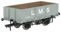 LMS Diag 1666 5-plank open wagon in LMS grey - 134946