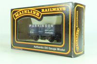 7-plank open wagon in blue - Parkinson, Bradford - No. 107