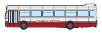 Leyland National Mk1 in Yorkshire Traction white & maroon - DET 473V - suspended from production