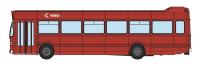 Leyland National Mk1 in Ribble NBC plain red - NTC 624M - suspended from production