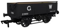 GWR Dia. O11 open wagon 21900 in GWR grey with 16' lettering